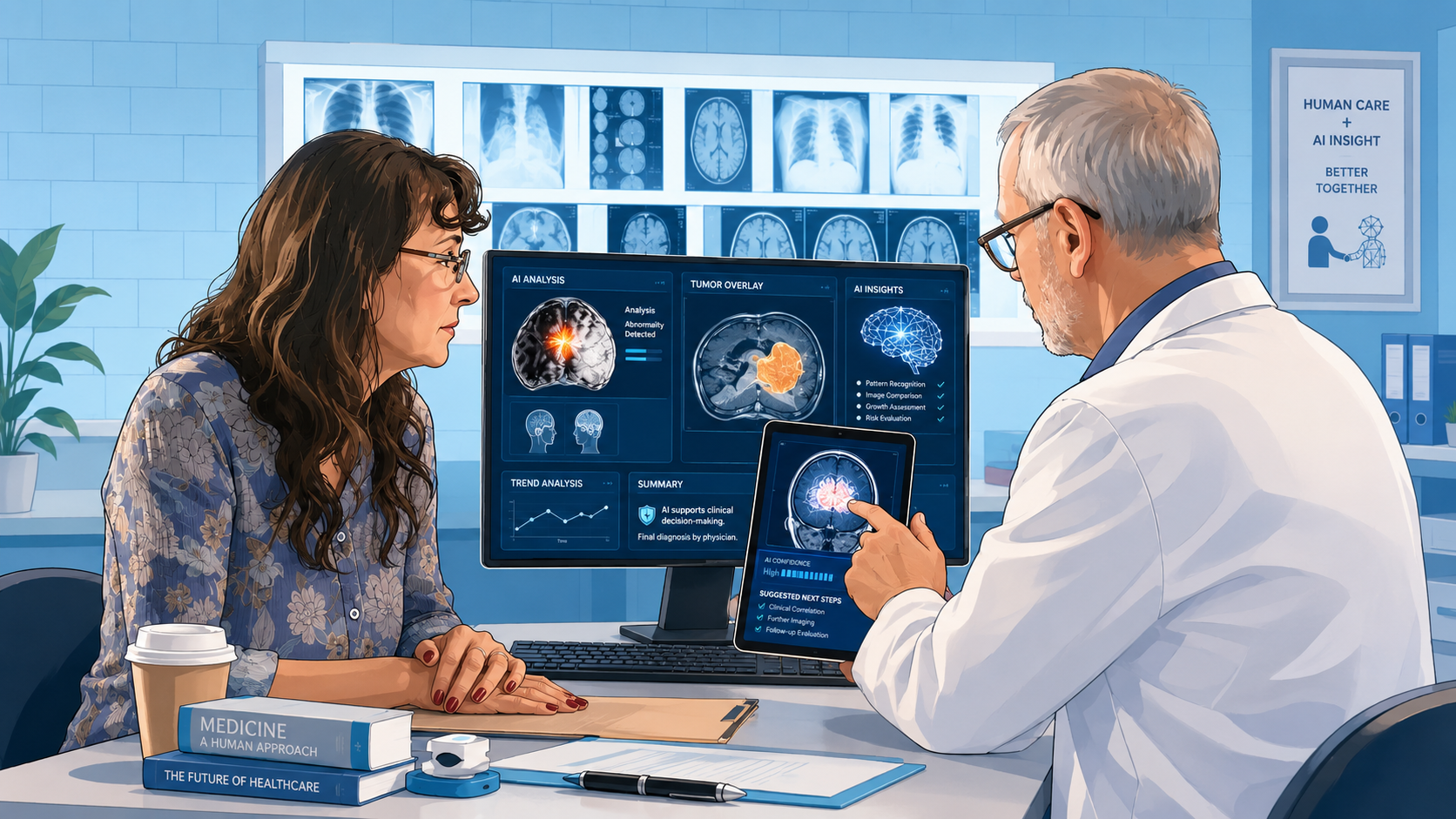 A inteligência artificial autônoma não quer substituir o médico. Ela quer redesenhar o sistema em volta dele.